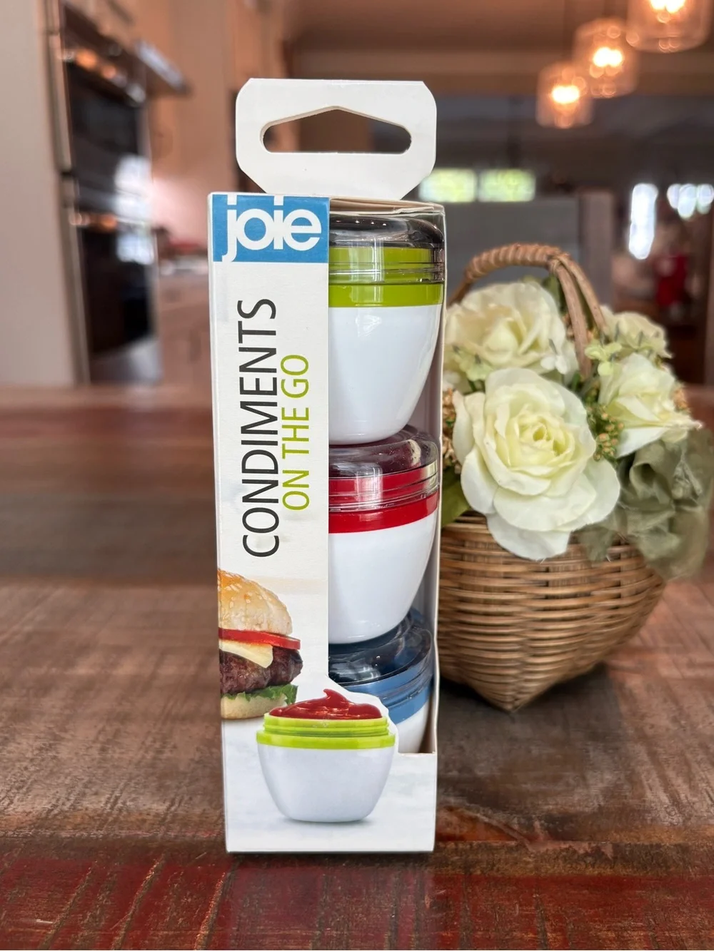NEW joie CONDIMENTS ON THE GO 3-Piece CONTAINER Set!